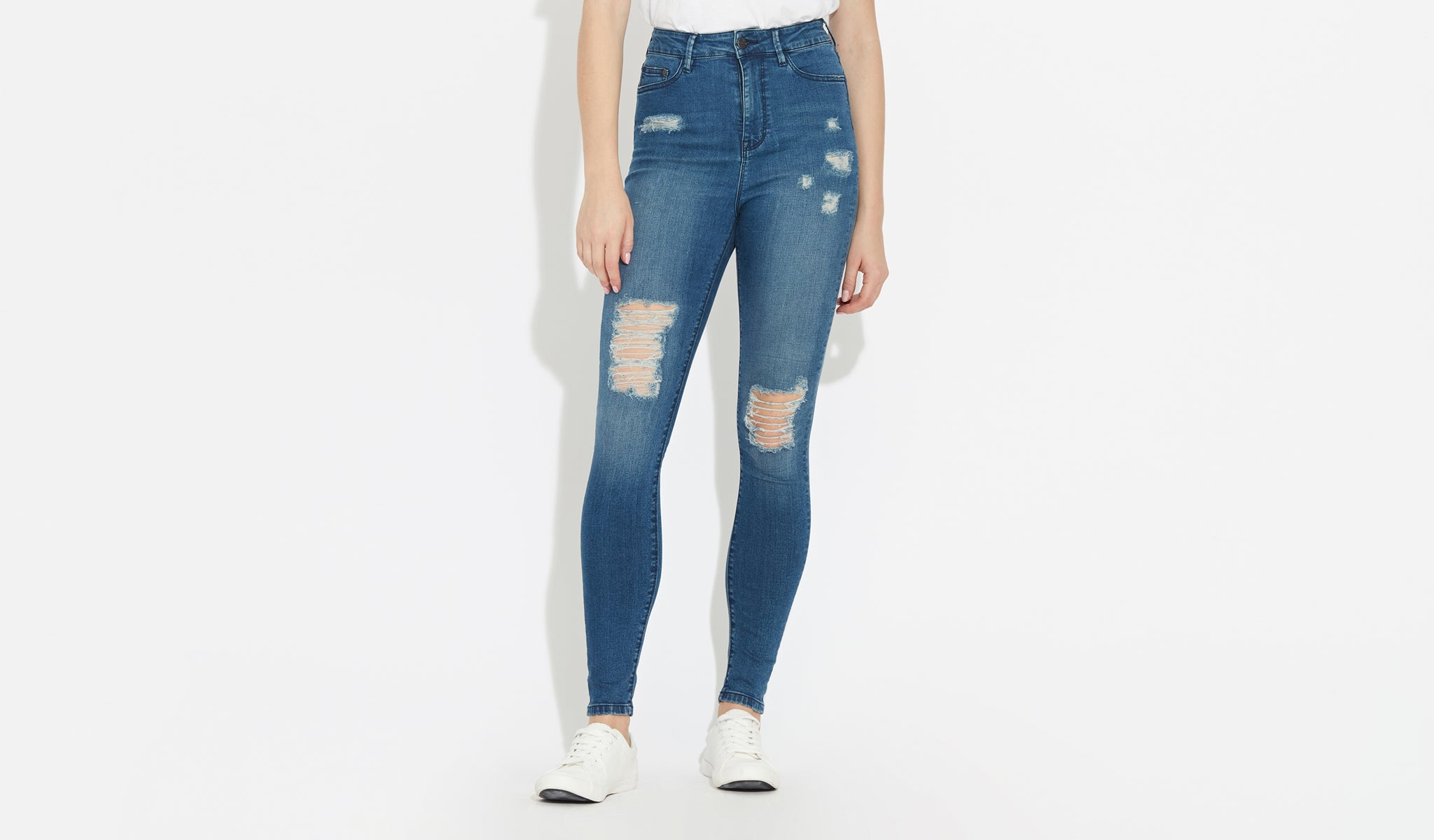 Anika | High Rise Skinny - Brand Blue RNR