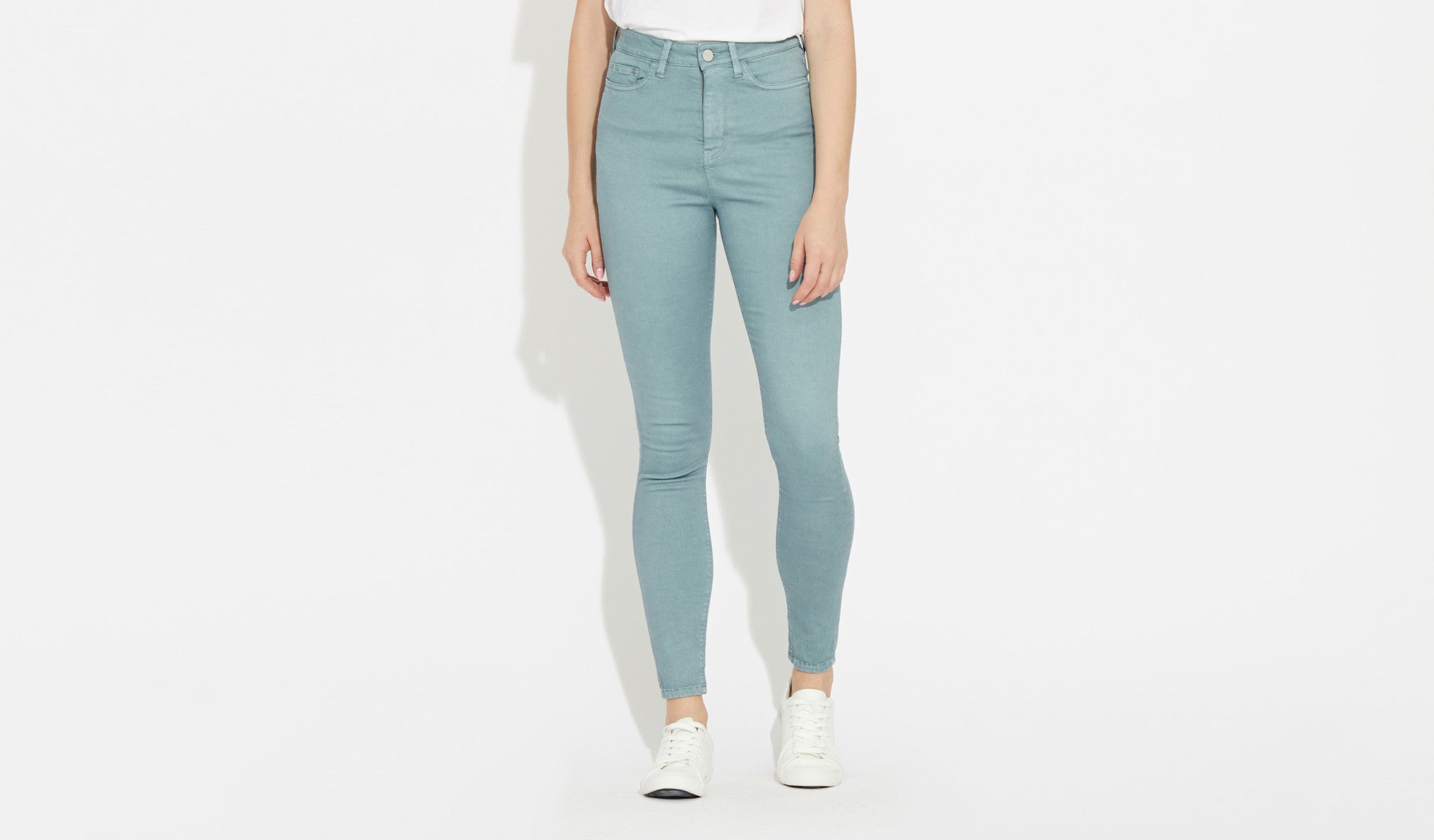 High Rise Skinny - Chinois Green