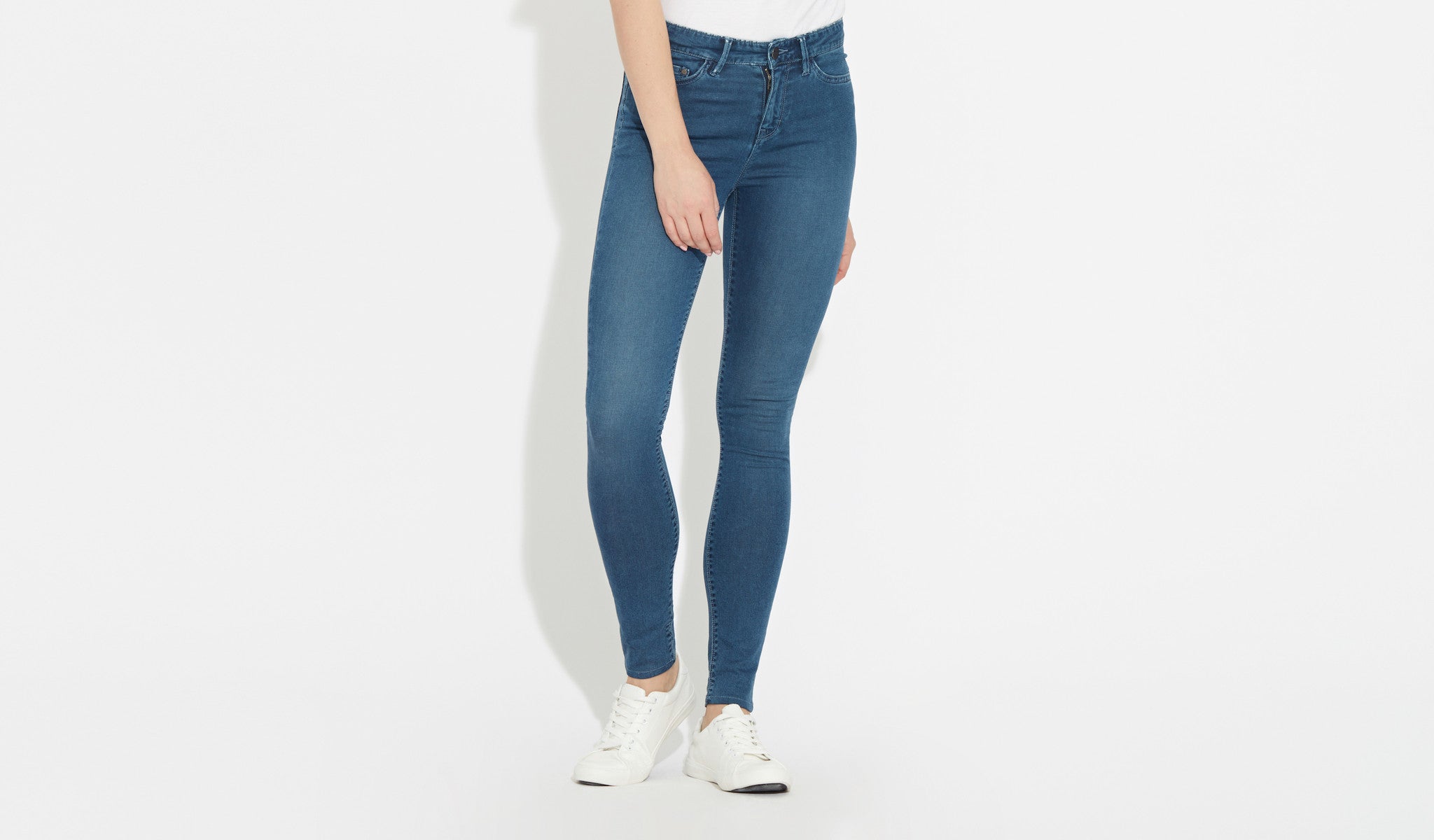 Mid Rise Skinny - Brand Blue