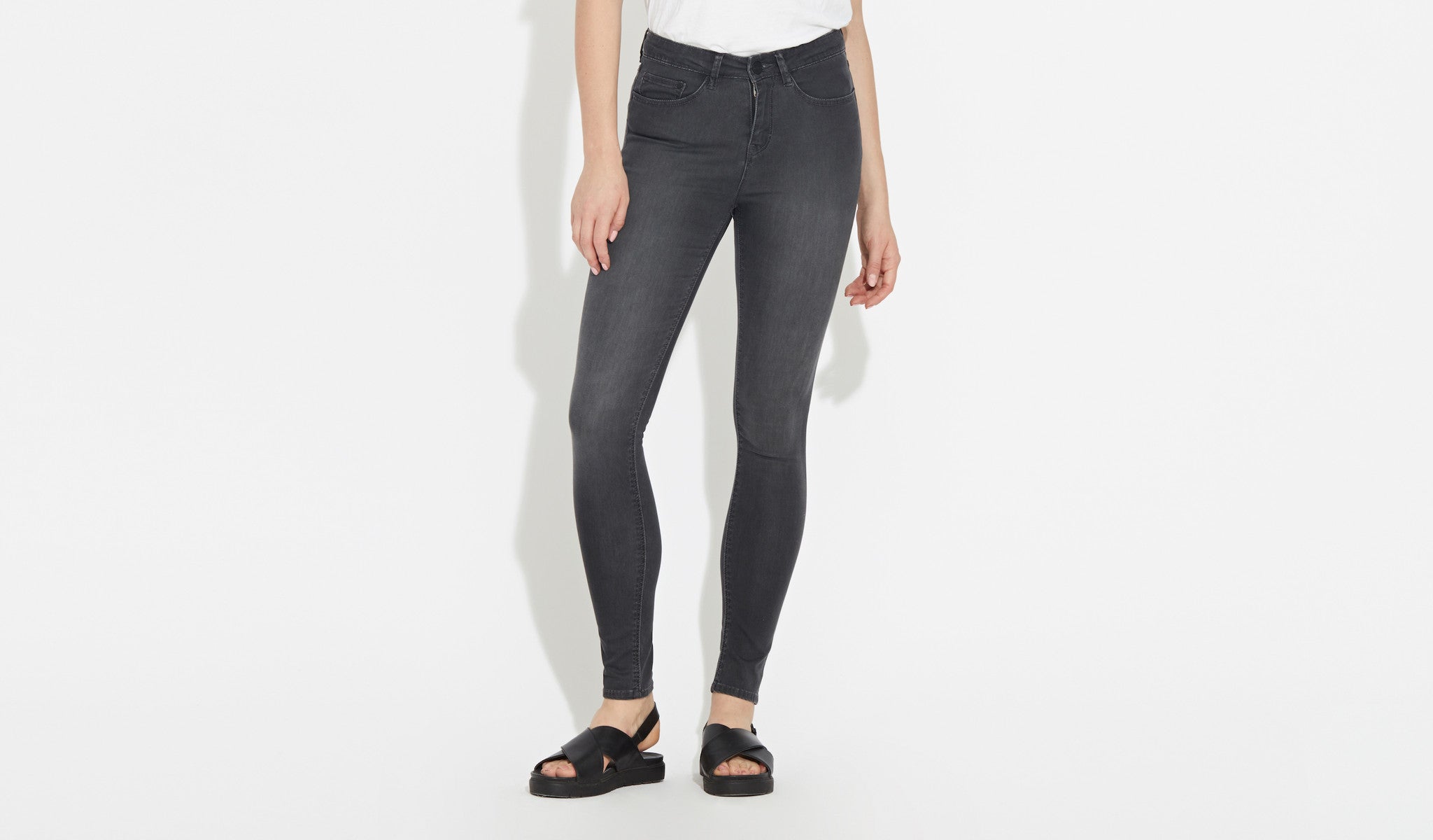 Mid Rise Skinny - Earl Grey