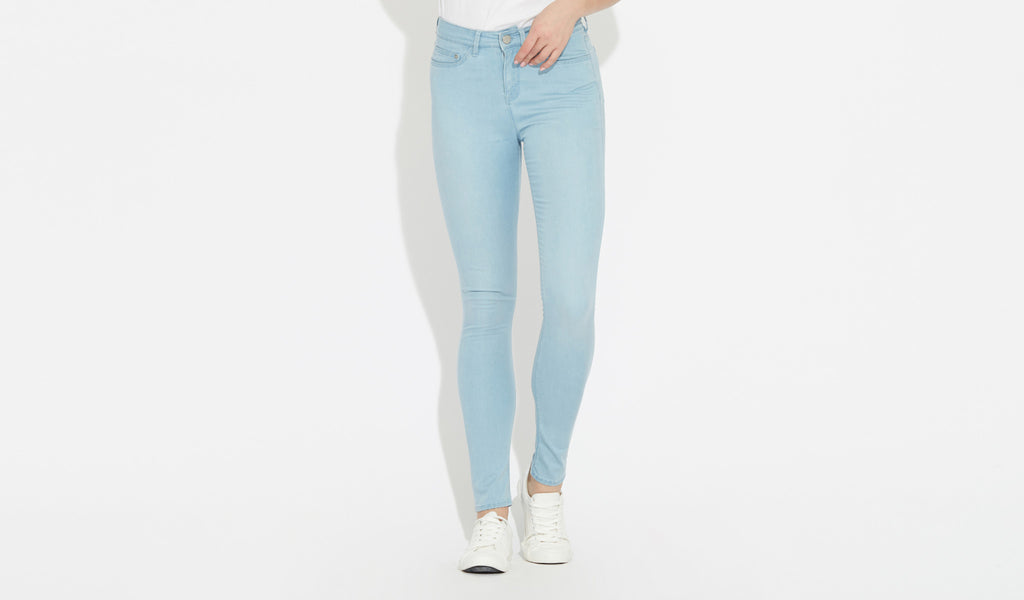 Asa | Mid Rise Skinny - Powder Blue
