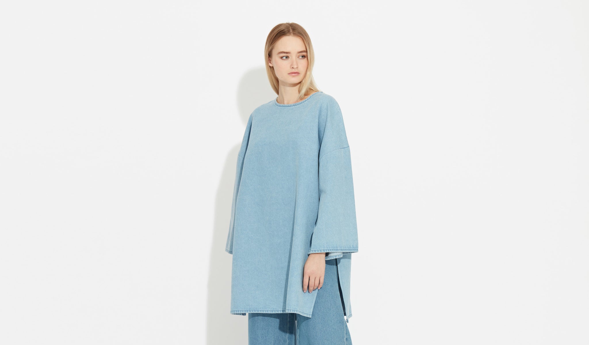 Bea | Allie-Blue - Oversized T-Shirt