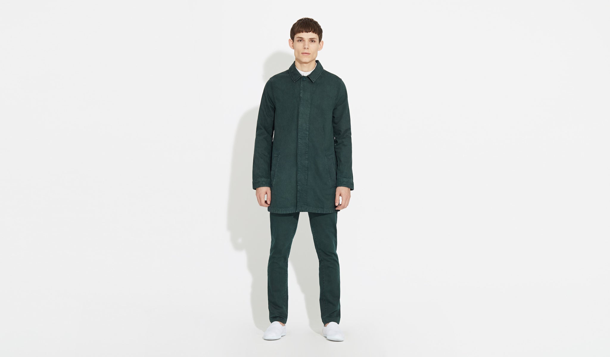 Lief | Forest-Green - Longline Mac