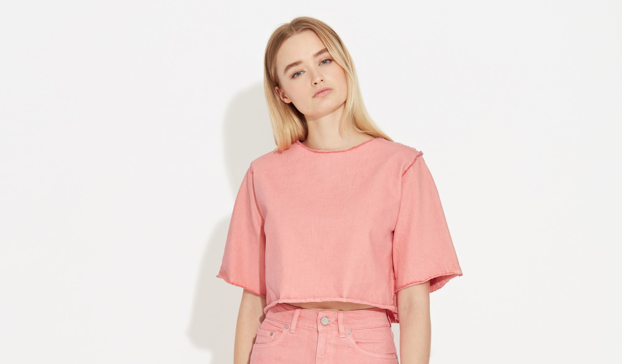 Ria | Rose - Crop Top