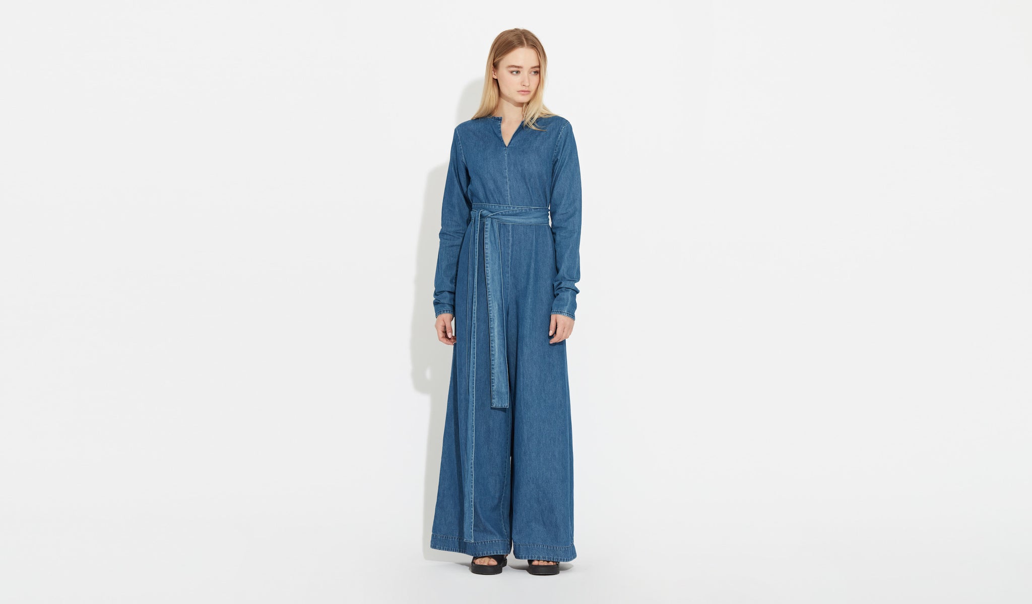 Waven Rosalin | Mid-Blue - High Waisted