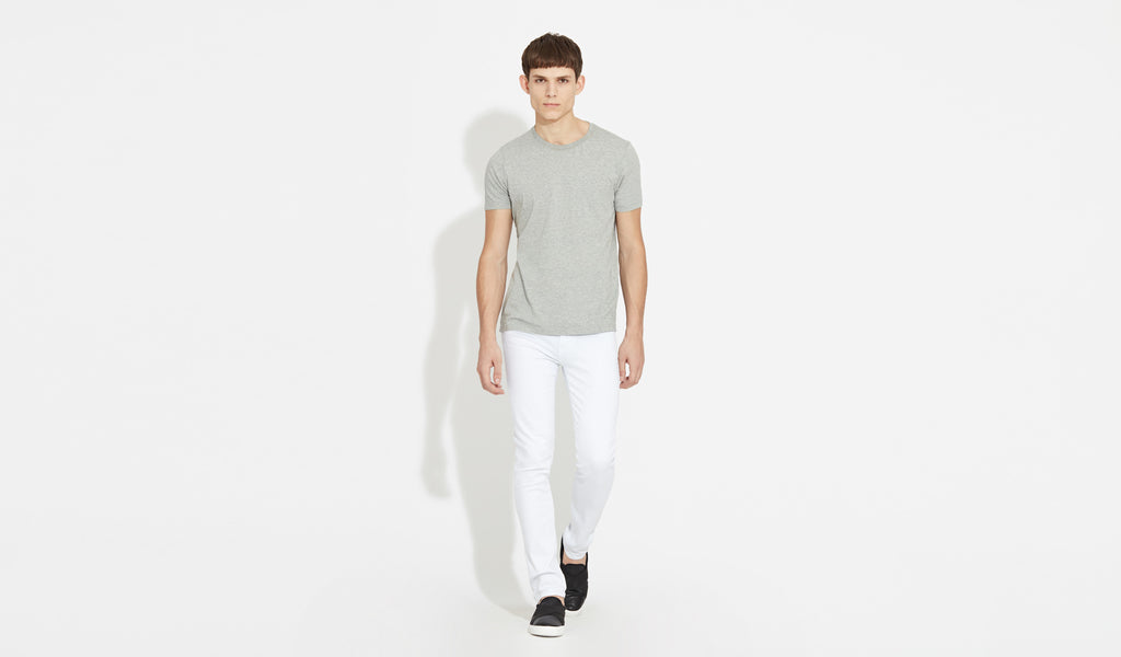 Verner | White - Skinny